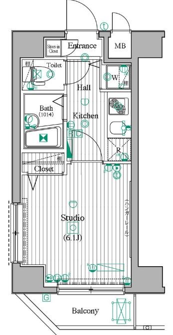 ガーラ・シティ東陽町  間取り