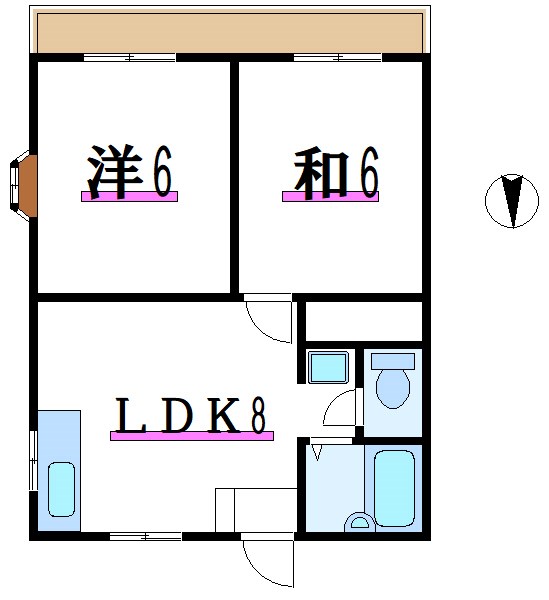 小岩ファミールカメリヤ 間取り