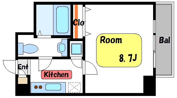 べルジェ東陽町 間取り図