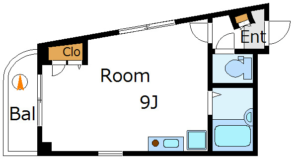 エストバレー  301号室 間取り