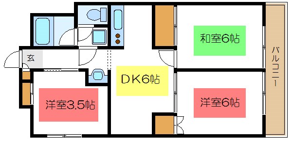 マリンコート  間取り