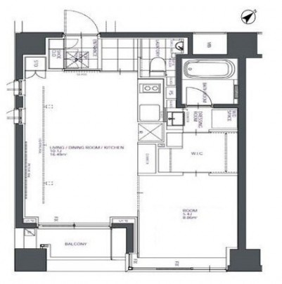 BPRレジデンス人形町 間取り図