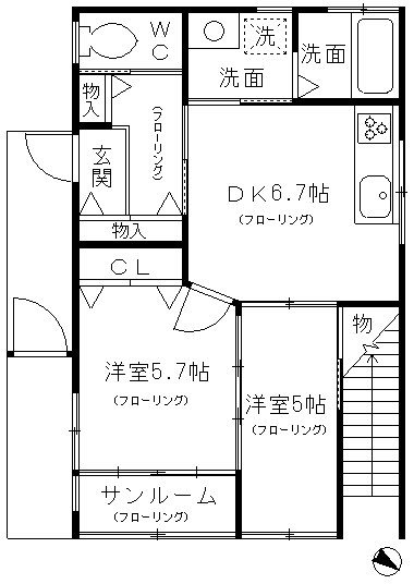 ＴＡＬＯ中村 間取り