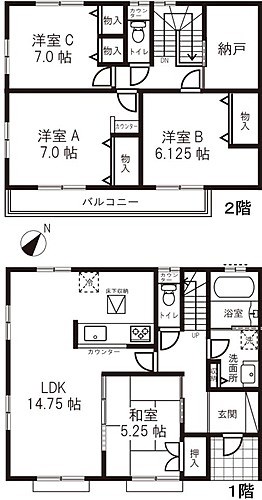 シュクラ南小岩 間取り図