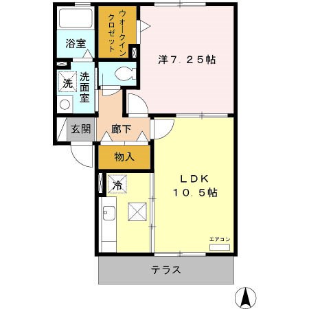 フォルテーヌⅢ 間取り
