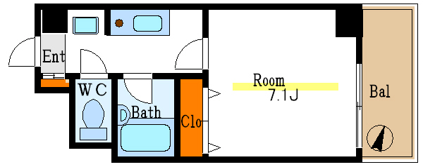 ヴィラクリヤマ  間取り図
