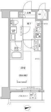 パティーナ住吉Duo 間取り図