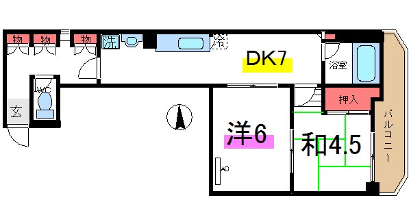 ペルレ五十嵐 間取り