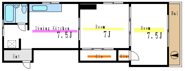 石鐘マンション 間取り