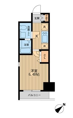 エコロジー潮見レジデンス  間取り