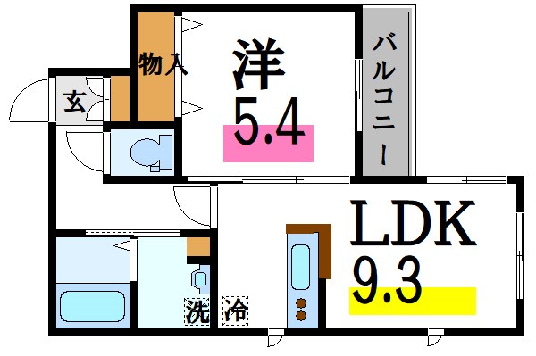 桜フラッツ 間取り