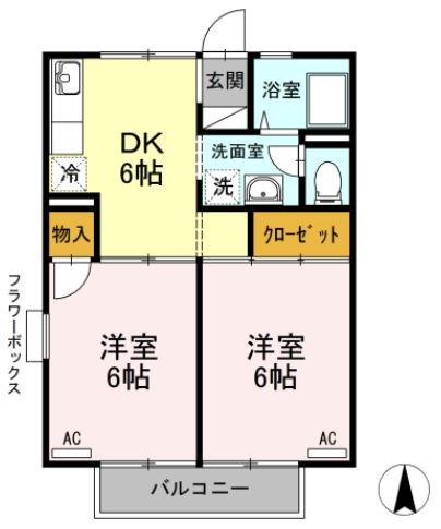 グリーンラーク 間取り図