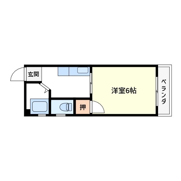 シャトレー山崎  間取り図