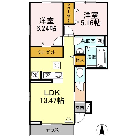 アステールⅡ 間取り