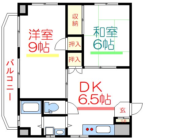 リハイム木内   間取り図