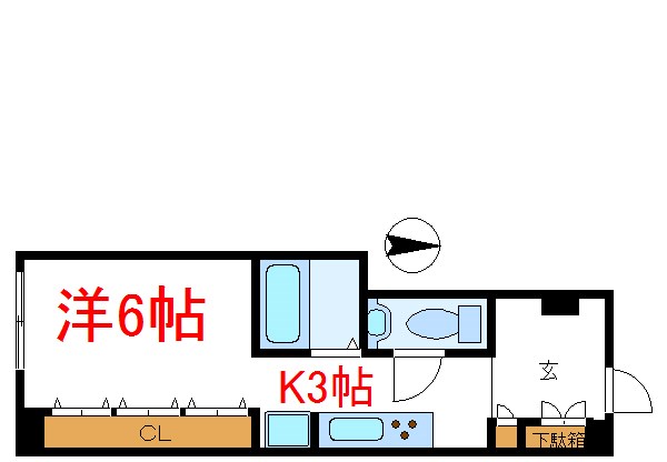 メゾンドアサカ 間取り図