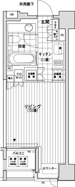カスタリア銀座 間取り