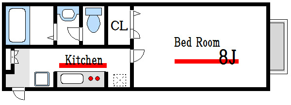 テラスアゼリア  間取り図