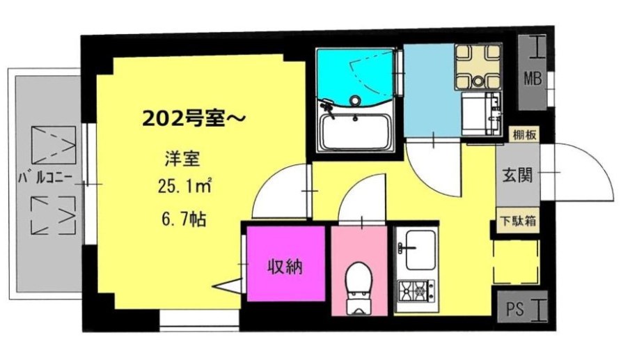 b’CASA町屋 間取り