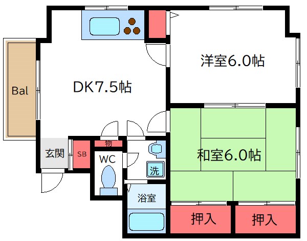 バーデンハイム篠崎 間取り