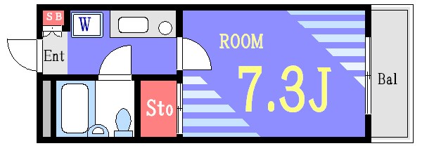 17ノヨネコーポ船堀  間取り