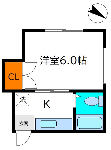 ライフパレス東瑞江 101号室 間取り