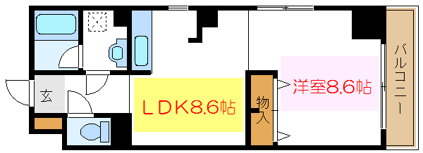 シャンティオン  間取り図