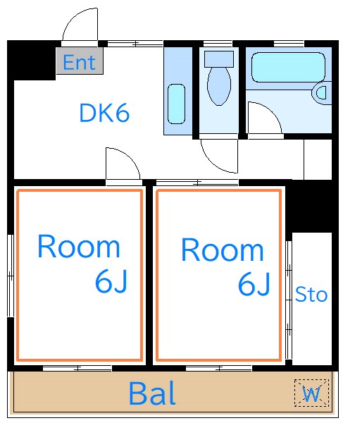 五反野シルバーハイツ  間取り