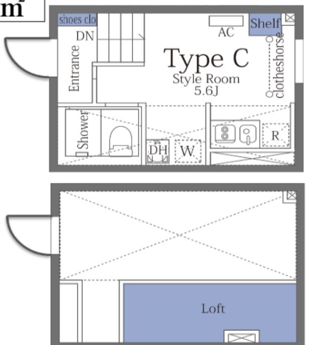 SUERTE竜泉 間取り