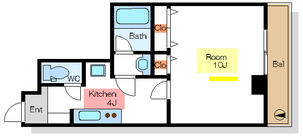 エクレールマンションⅡ 間取り図