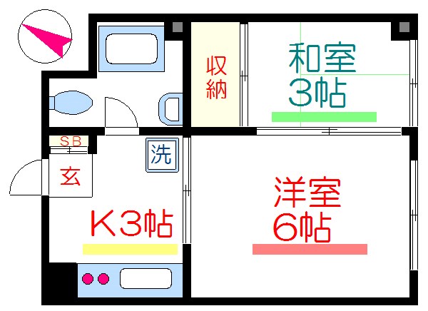 第二ナカヤビル 間取り図