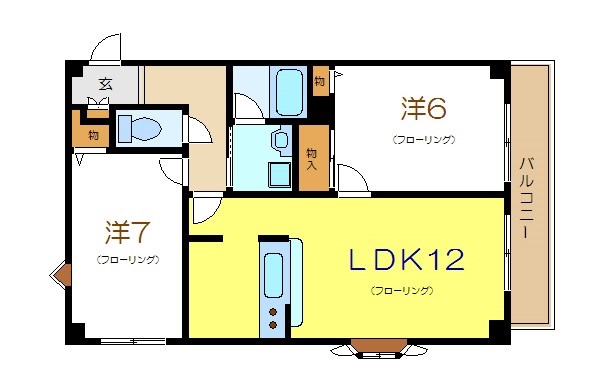 エスポワール篠崎 間取り