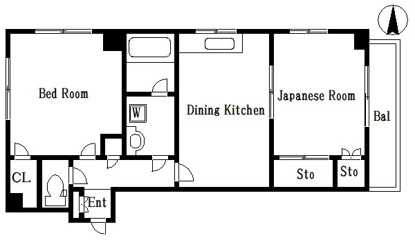 中島ICハイツ 間取り