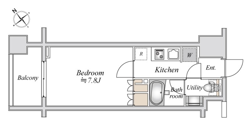 ドゥーエ日本橋 間取り