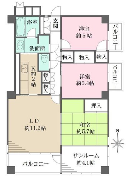 ザ・パークレックス東陽町 間取り