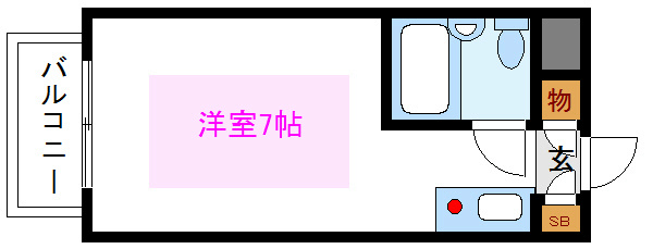 スカイコート田端 間取り