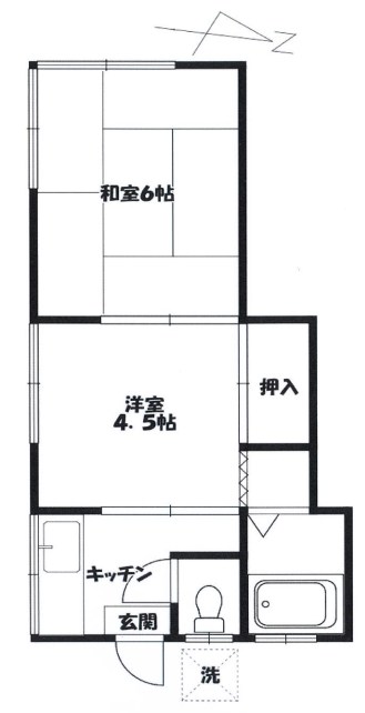 貞雅荘 間取り
