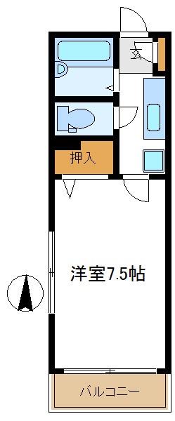 アークハイム柴又 間取り図