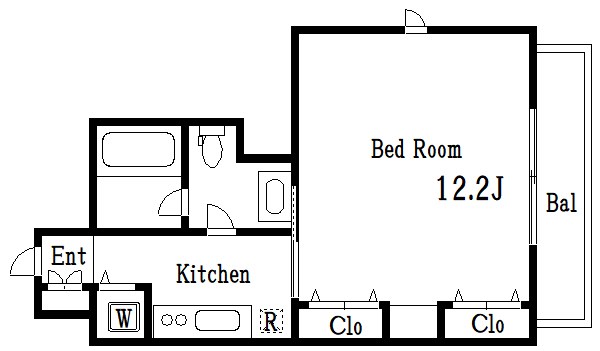 ニューシティアパートメンツ亀戸   間取り
