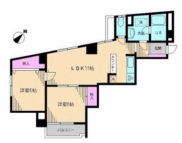 ミラベル関谷 間取り図