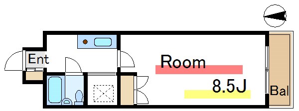 クレセール  間取り