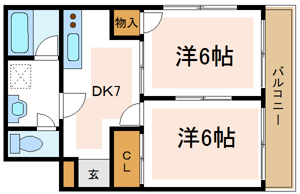 エースハイツ綾部 間取り