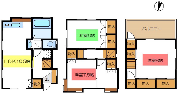 鈴木貸家 間取り