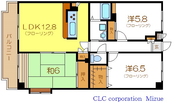 コンフォール瑞江Ⅰ 間取り