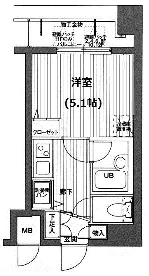 ガラ・ステージ京橋 間取り