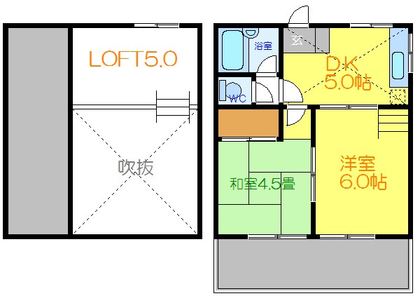 第二マルゴハイツ 間取り