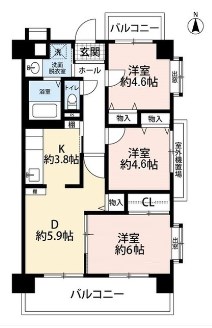 コーポレート船堀 間取り