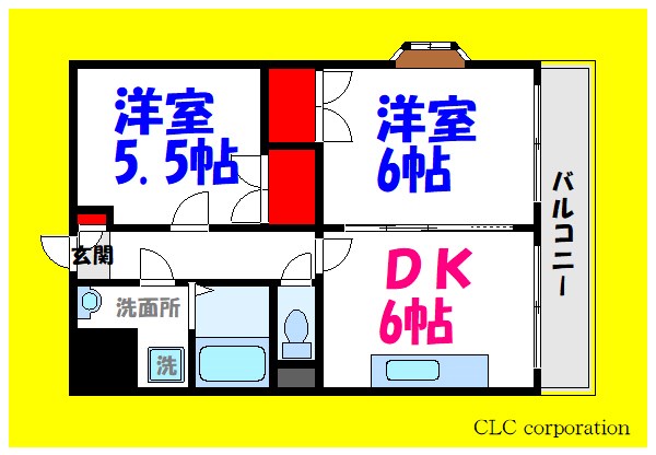 アルカサル宮前 間取り図