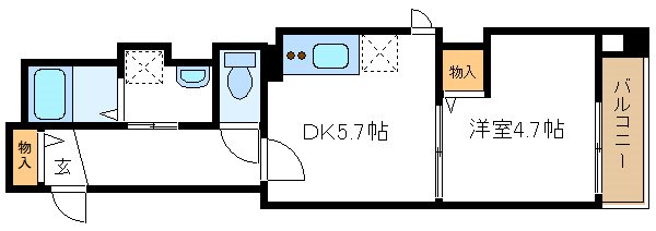 K館   間取り