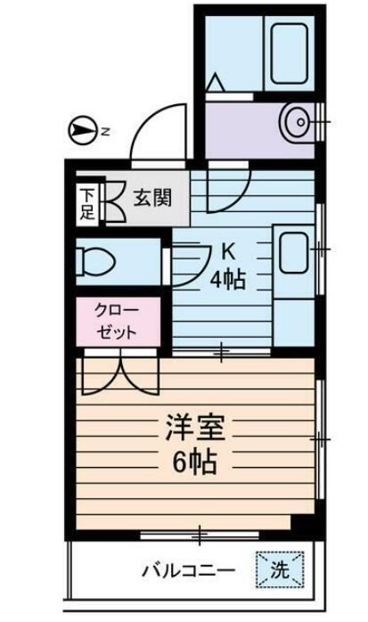 ハイツリバーランド  間取り